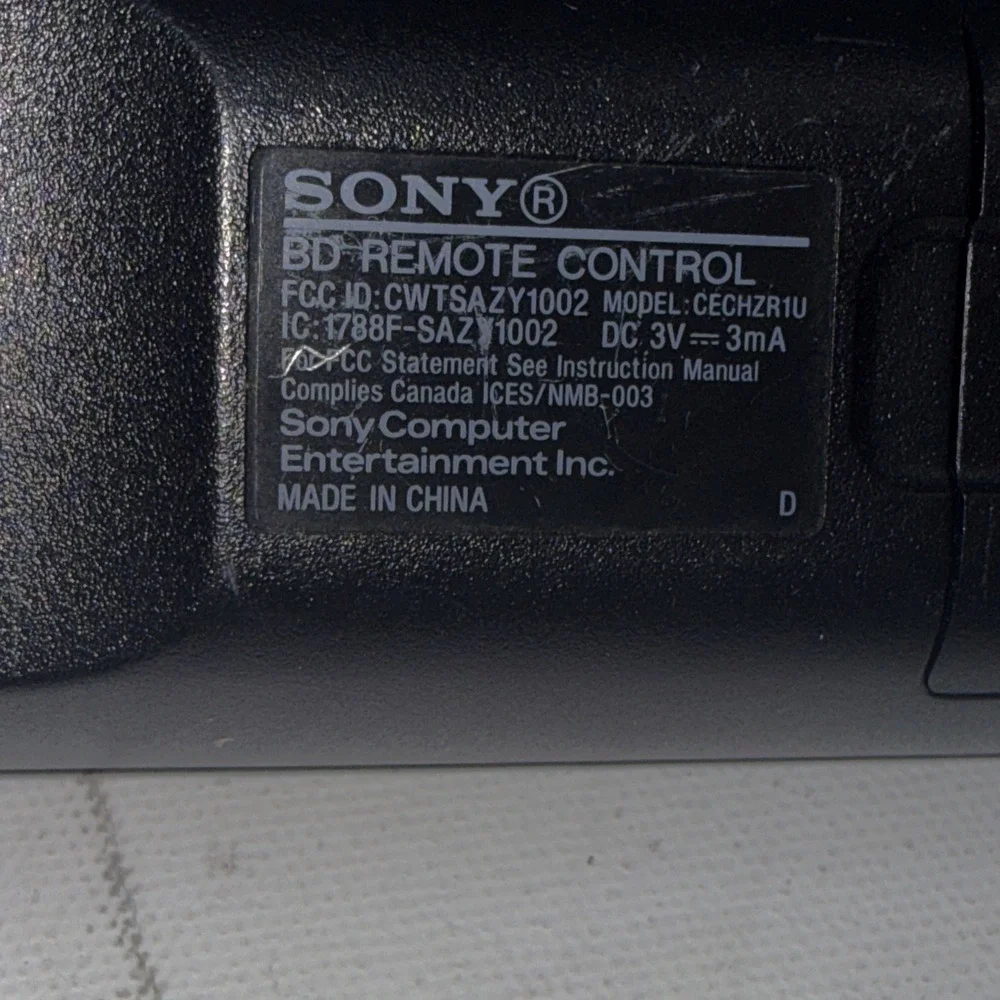 Sony untested ps3