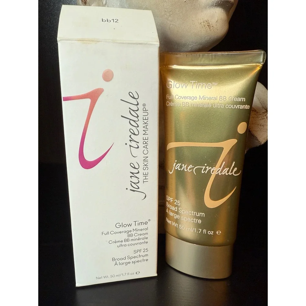 Jane Iredale Glow Time Full Coverage Mineral BB Cream SPF 25 BB12 1.7oz New Box