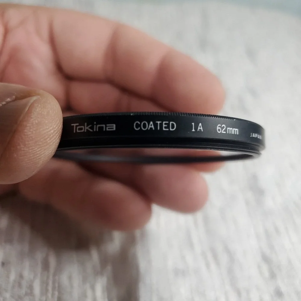 Tokina 62mm 1A Coated‎ Lens Filter Black Skylight Protection Made in Japan