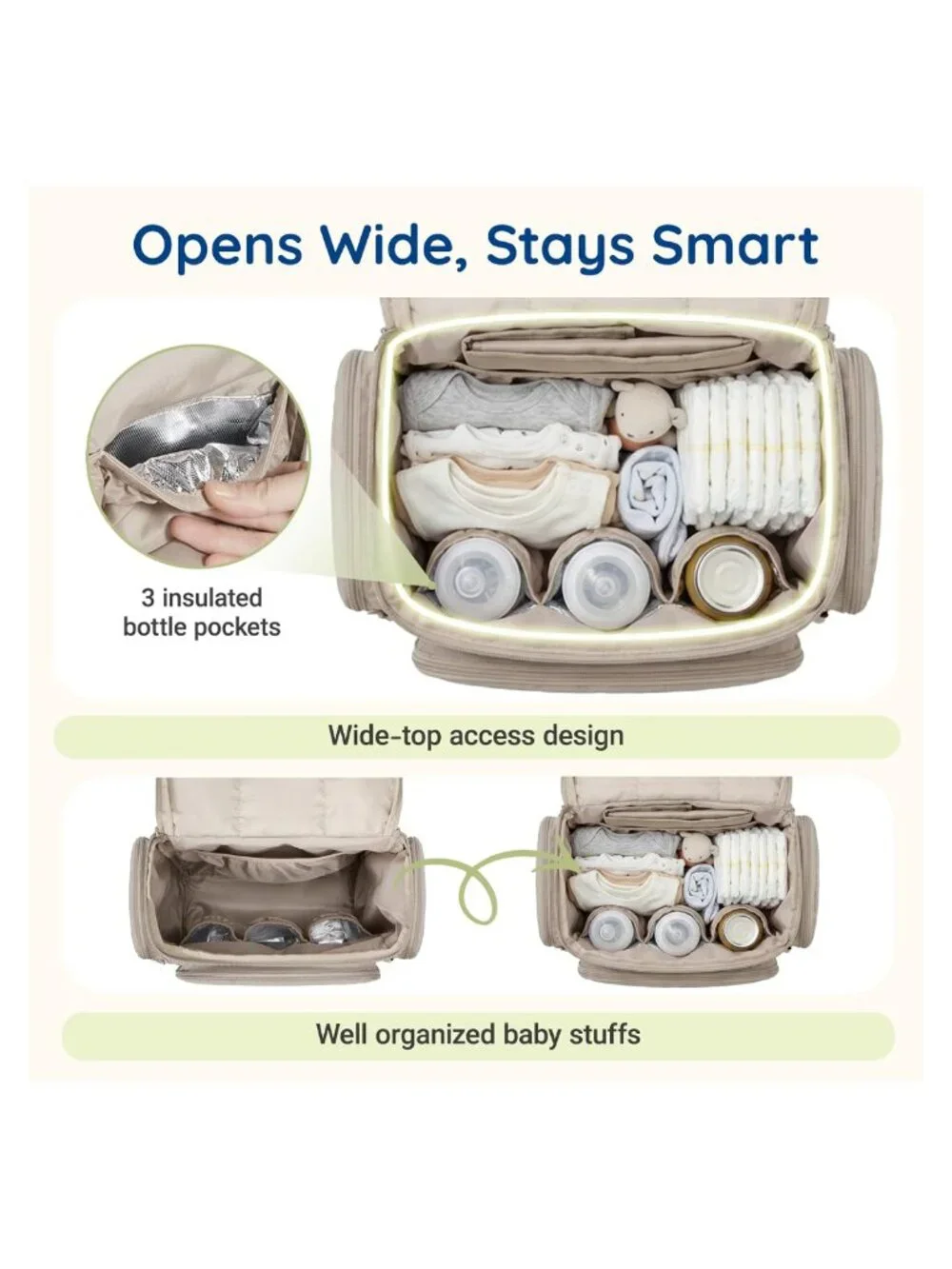 N/A diaper bag