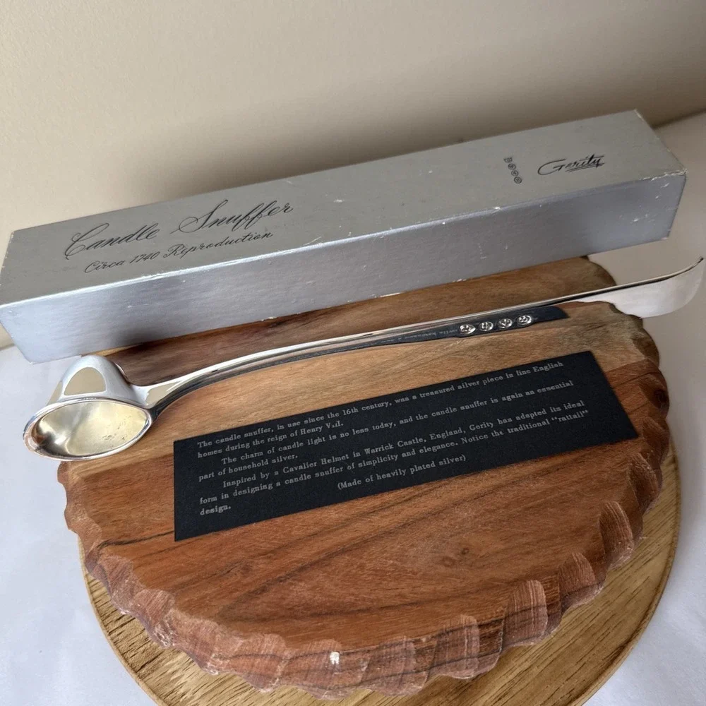 gerity silverplate candle