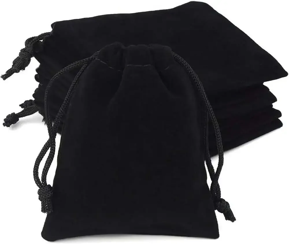 50 Pcs Velvet Drawstring Bags 3