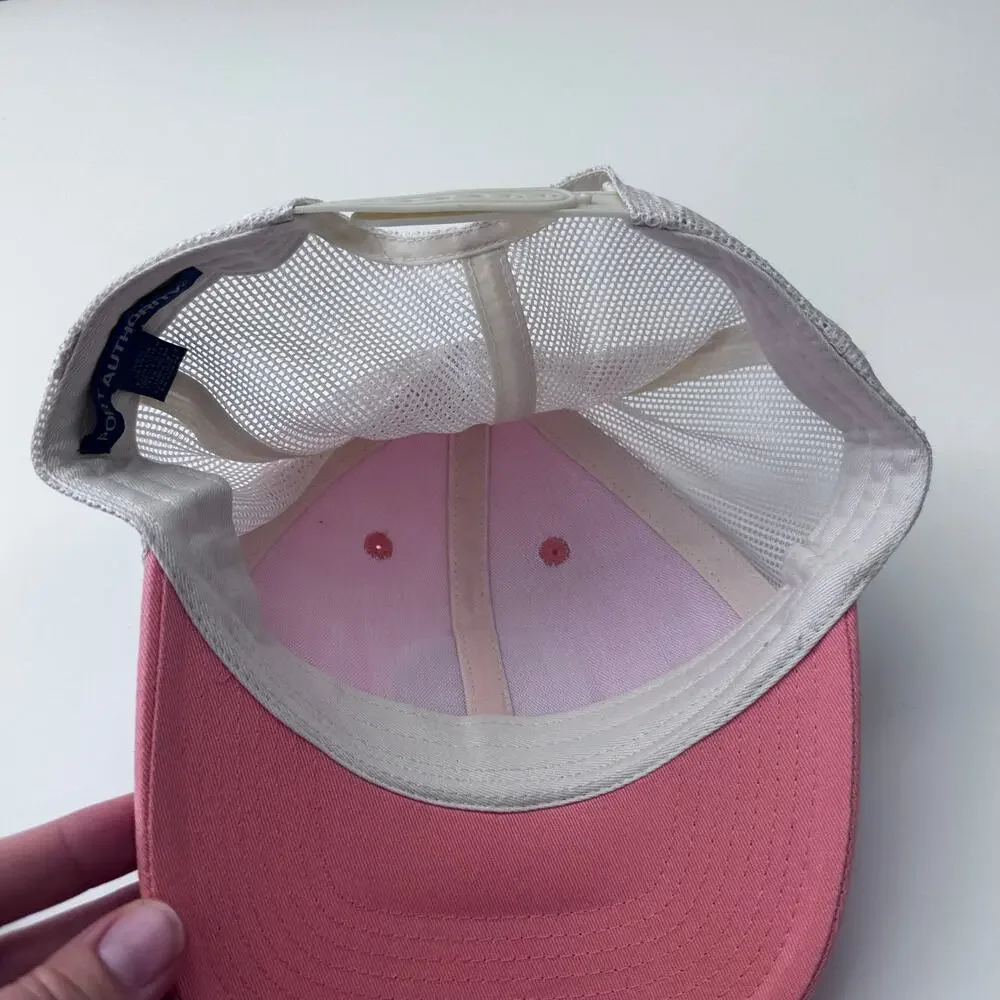 Port Authority pink leather
