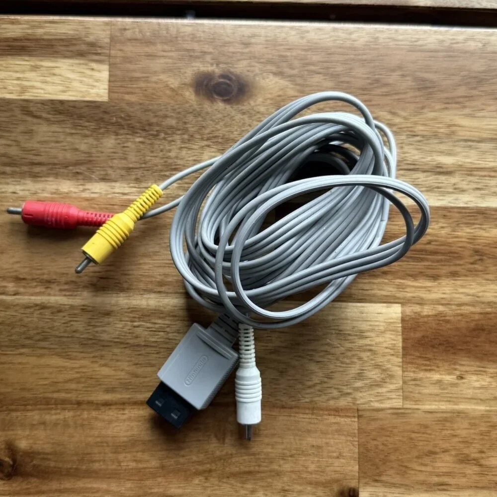 OEM Nintendo Wii AV RCA‎ Audio Video Composite Cable TV Connecting Cord RVL-009