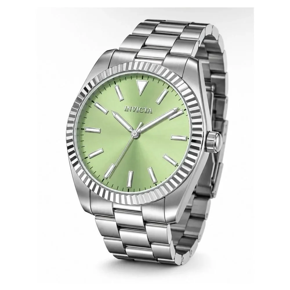 Invicta 69248 Silver with Green Celestial Langdon Men’s Watch