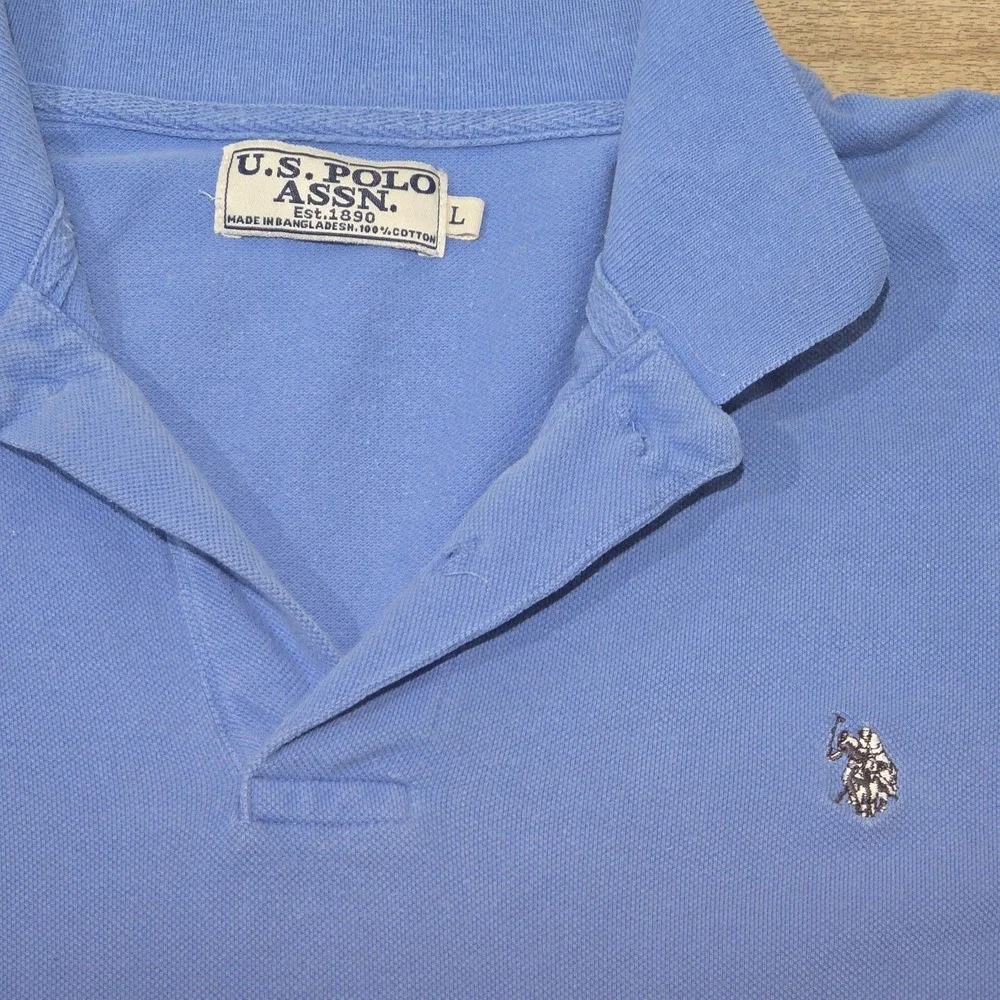 Polo Ralph‎ Lauren Polo Shirt Men's Large XL Blue Short Sleeve Polo