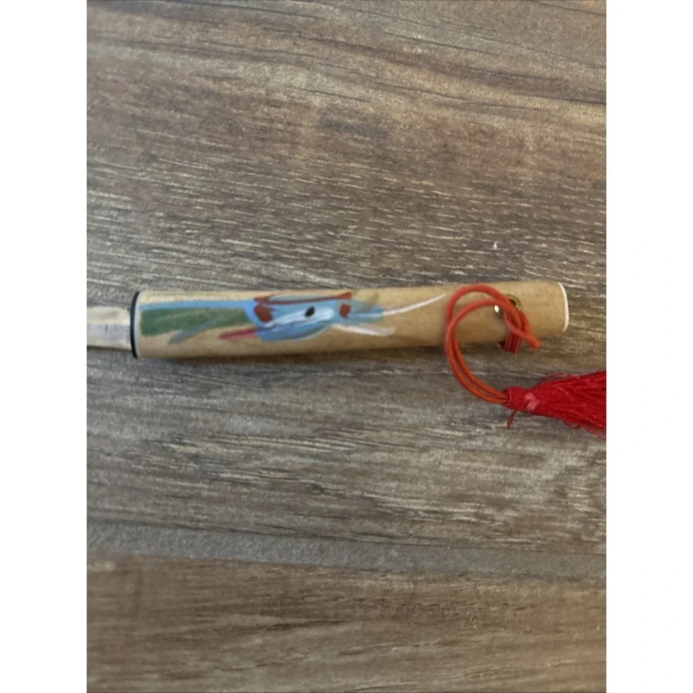 Vintage 1950s‎ Japan Souvenir Letter Opener Katana Hand Painted 9.375