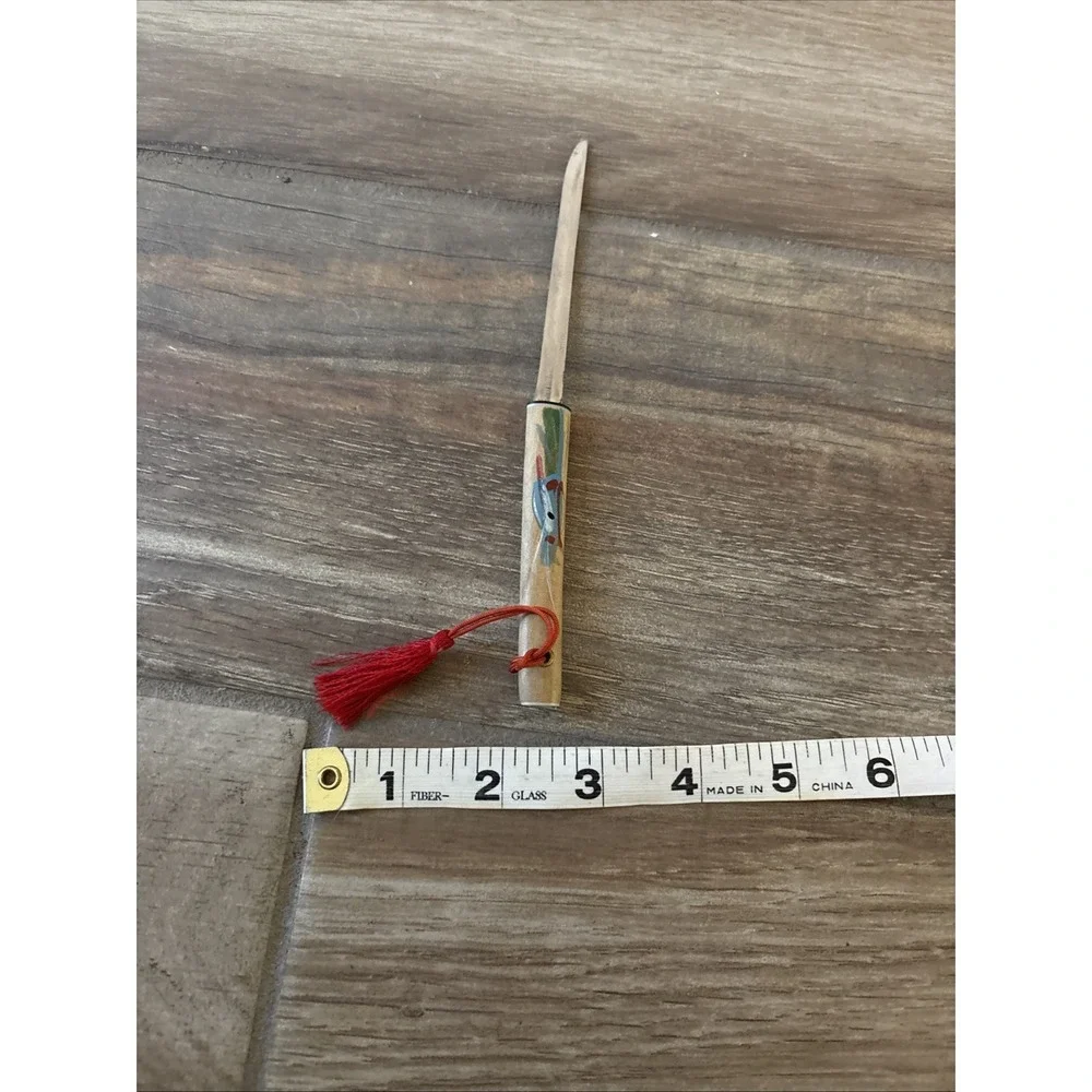Vintage 1950s‎ Japan Souvenir Letter Opener Katana Hand Painted 9.375