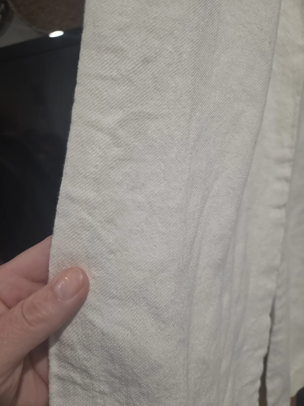Zara ivory linen