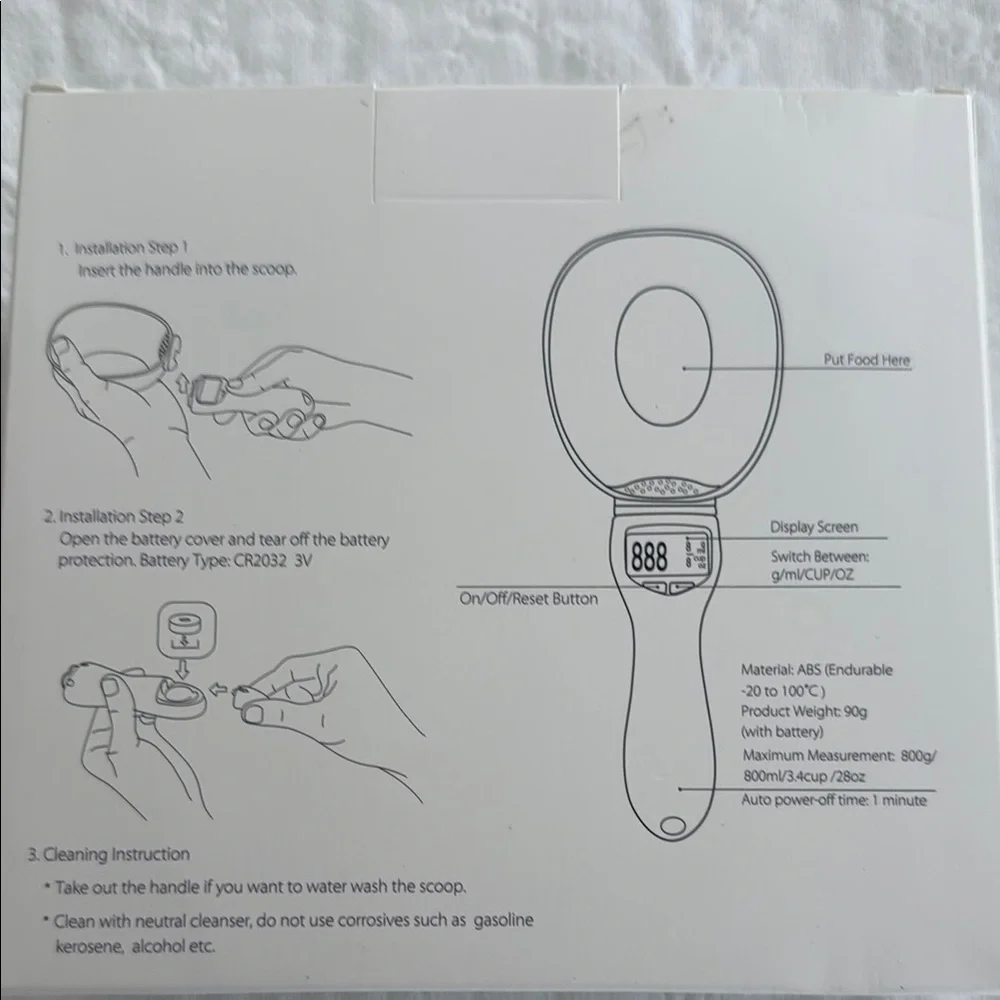 N/A digital weighing