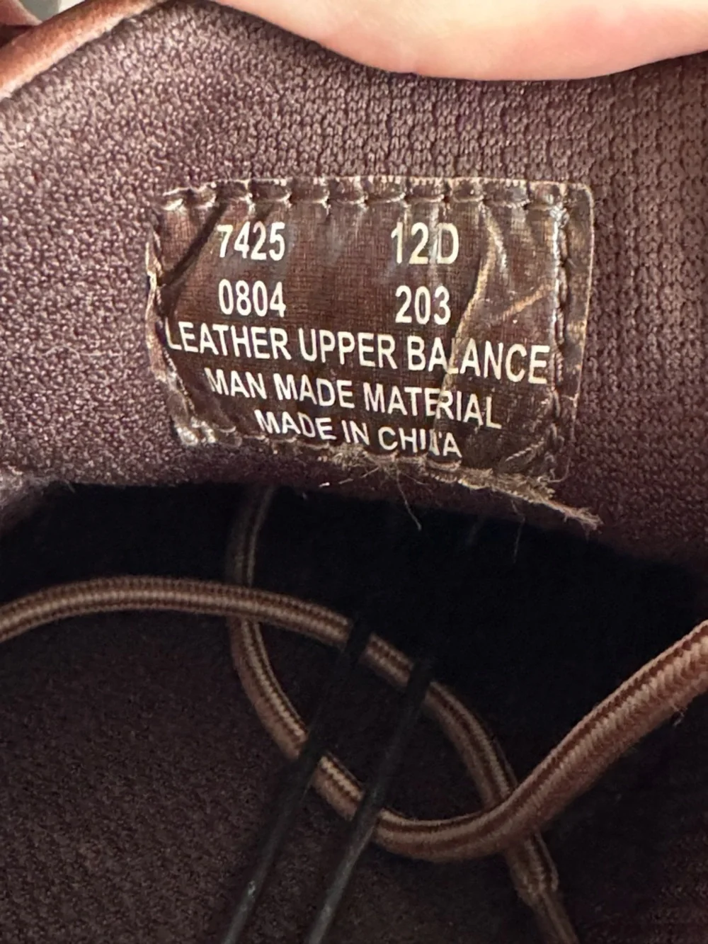 Eastland brown leather