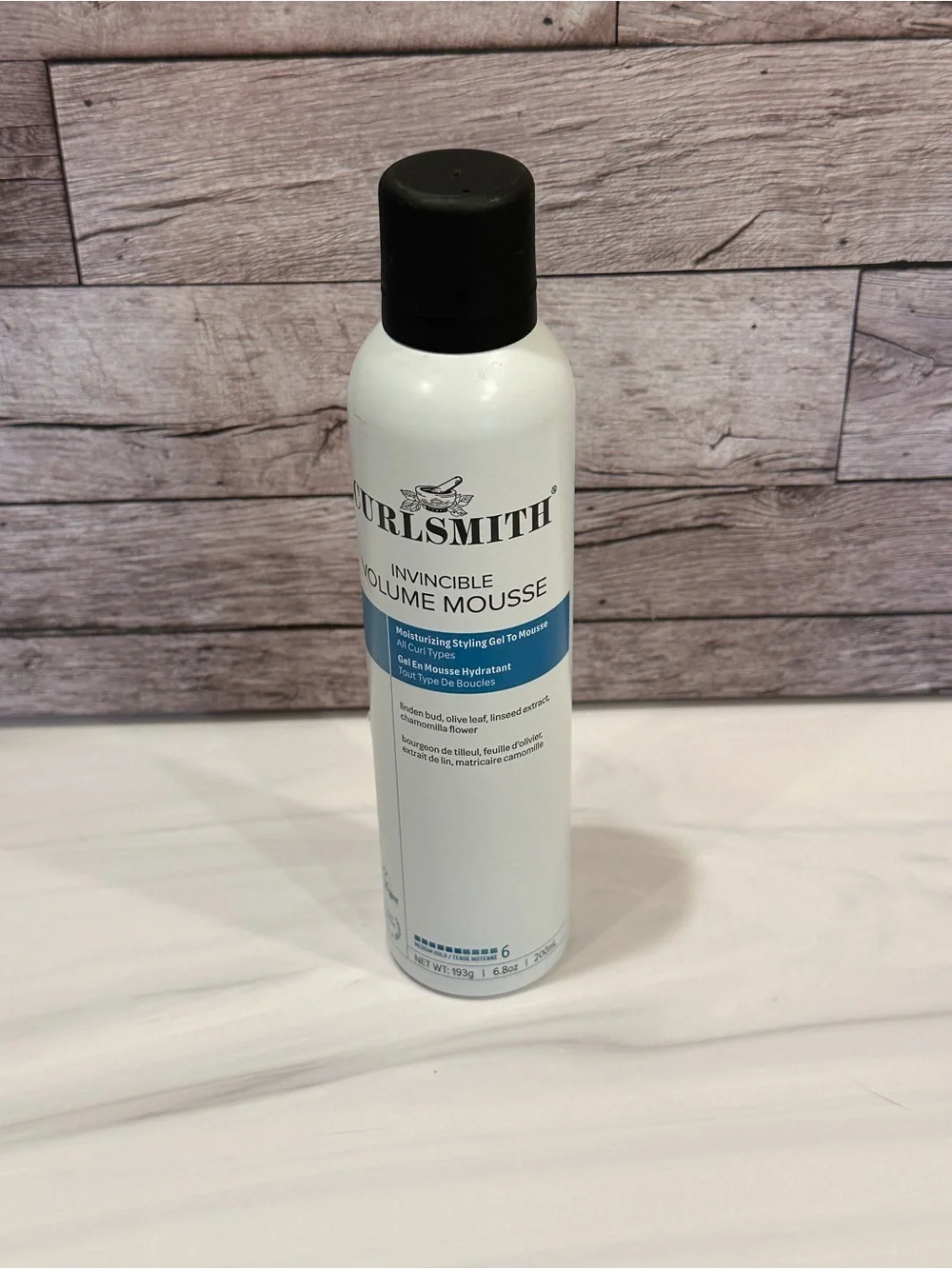 Curlsmith Invincible Volume Mousse Moisturizing Gel To Mousse Styling Foam 6.8oz