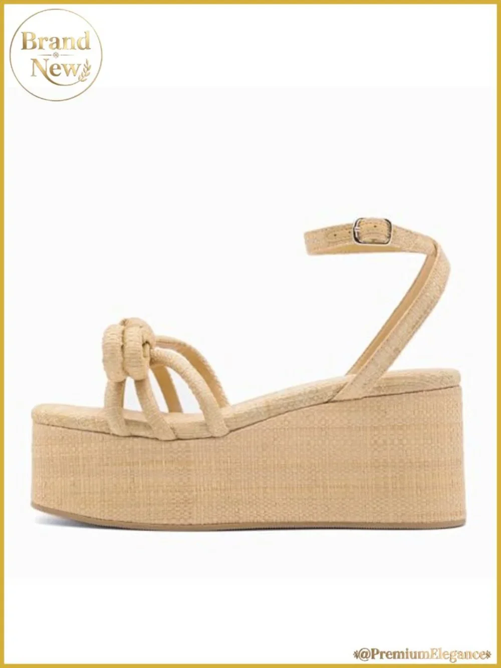 N/A raffia platform