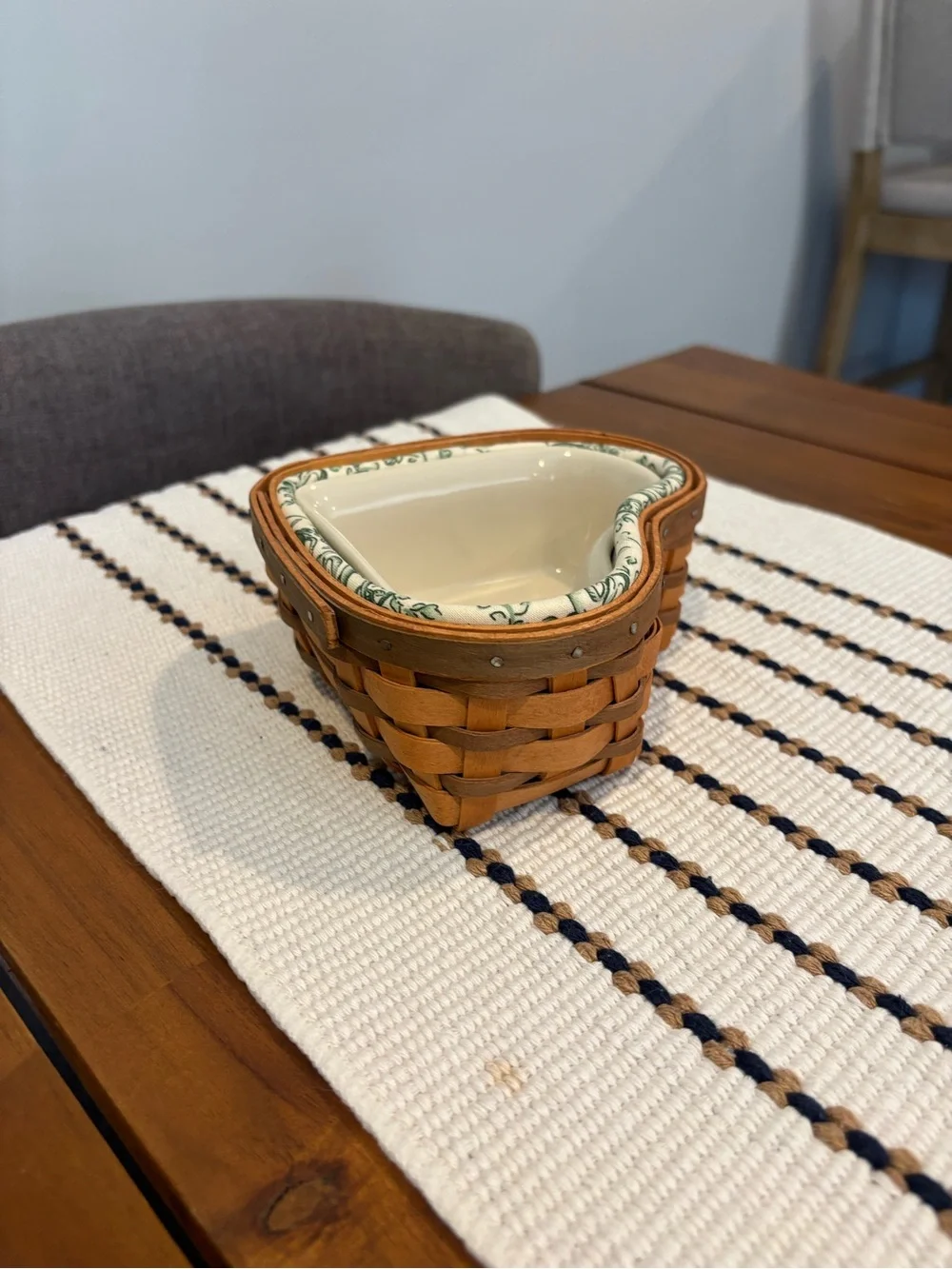 Longaberger 5” tall dimensions