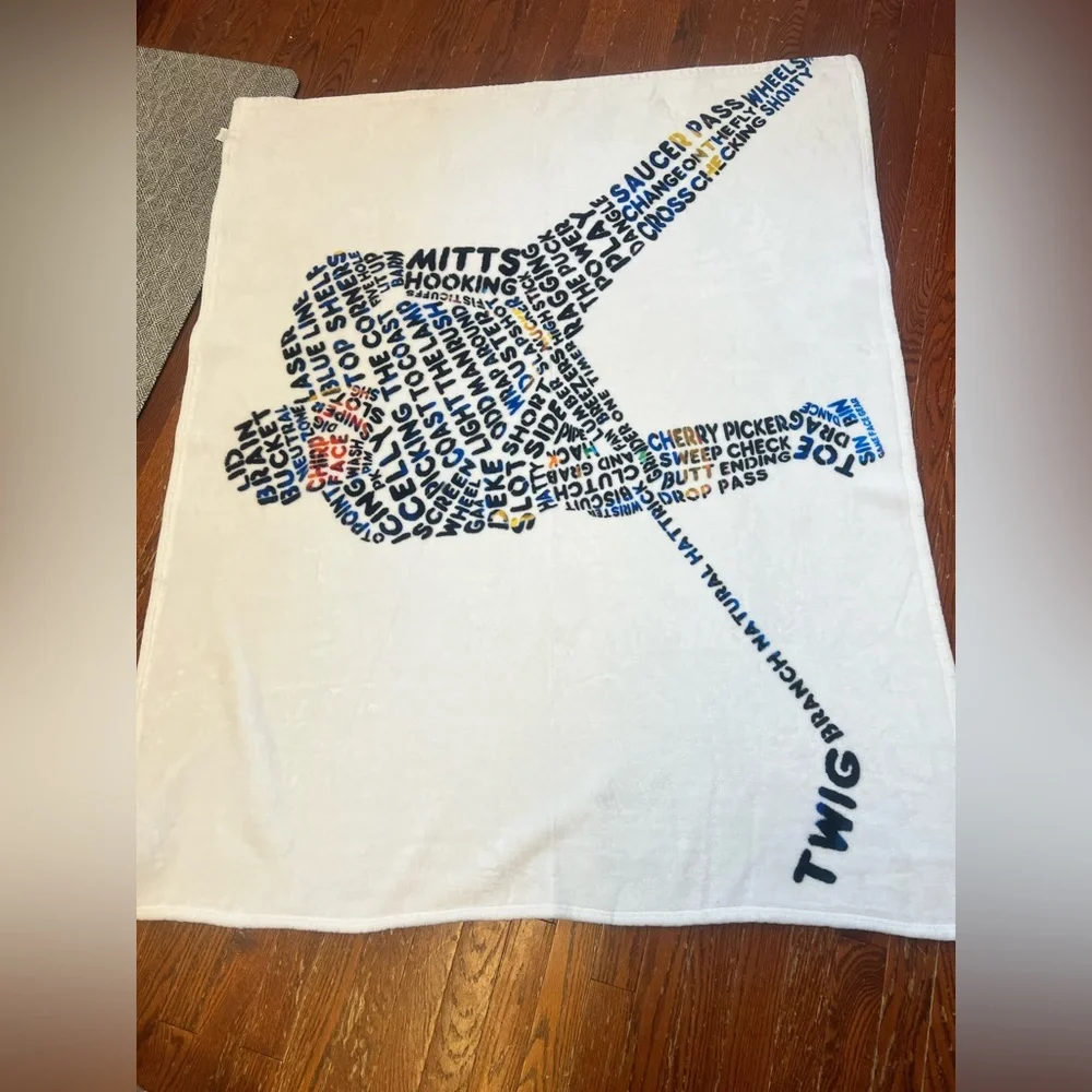 Hockey blanket.‎ 46x56 inches