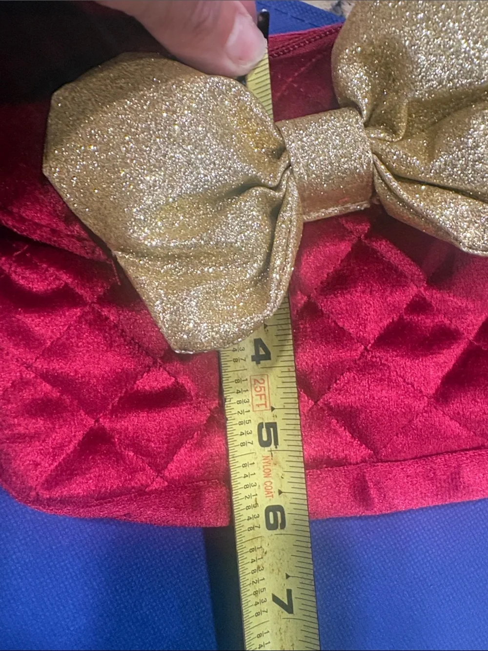 Disney quilted red