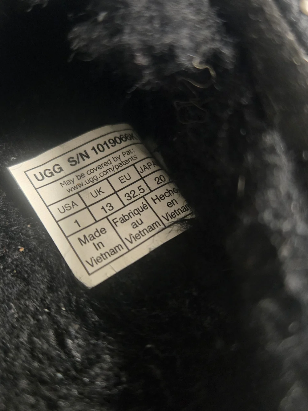 UGG kids slip