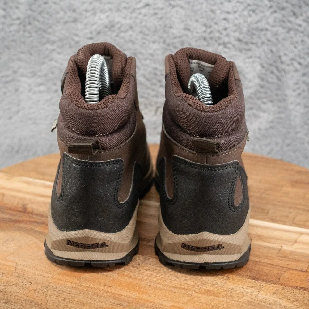 Merrell Boy's Winter Boots Alpine Casual Waterproof Hiking Size US 2 Brown Shoes