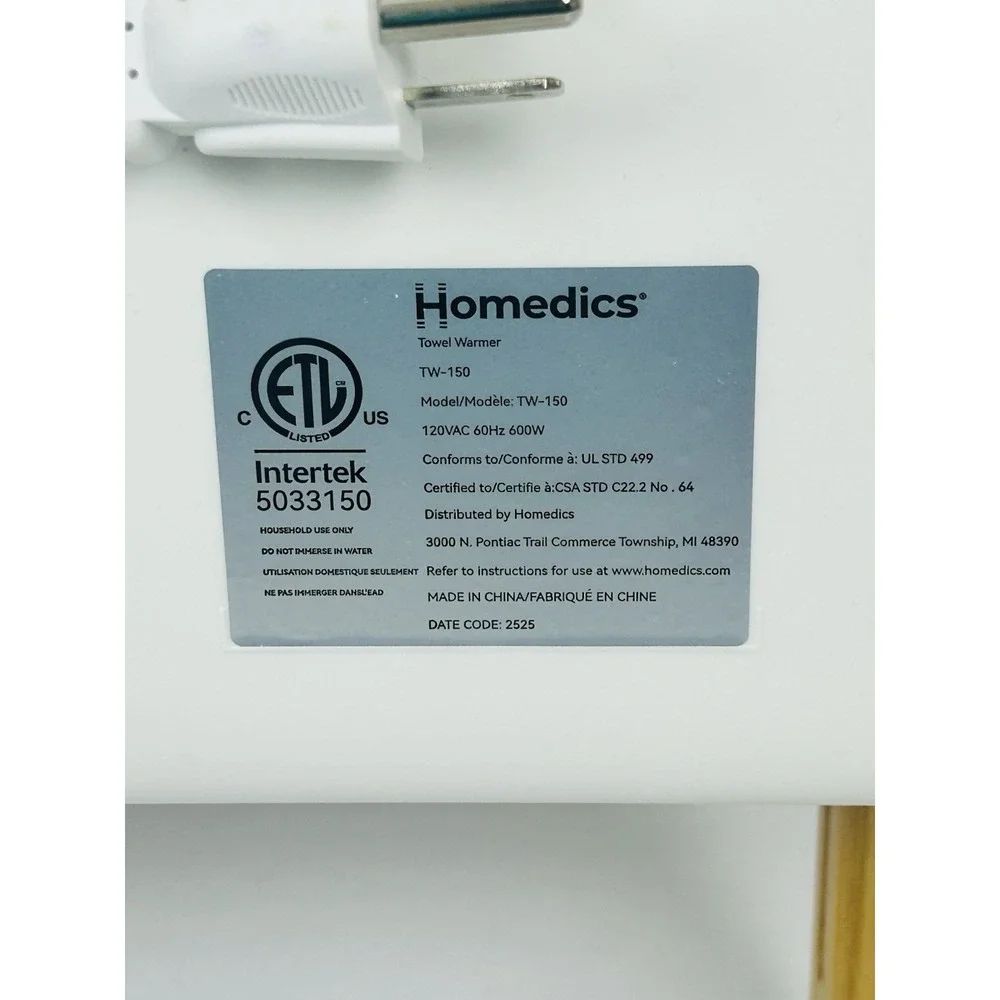 Homedics towel warmer