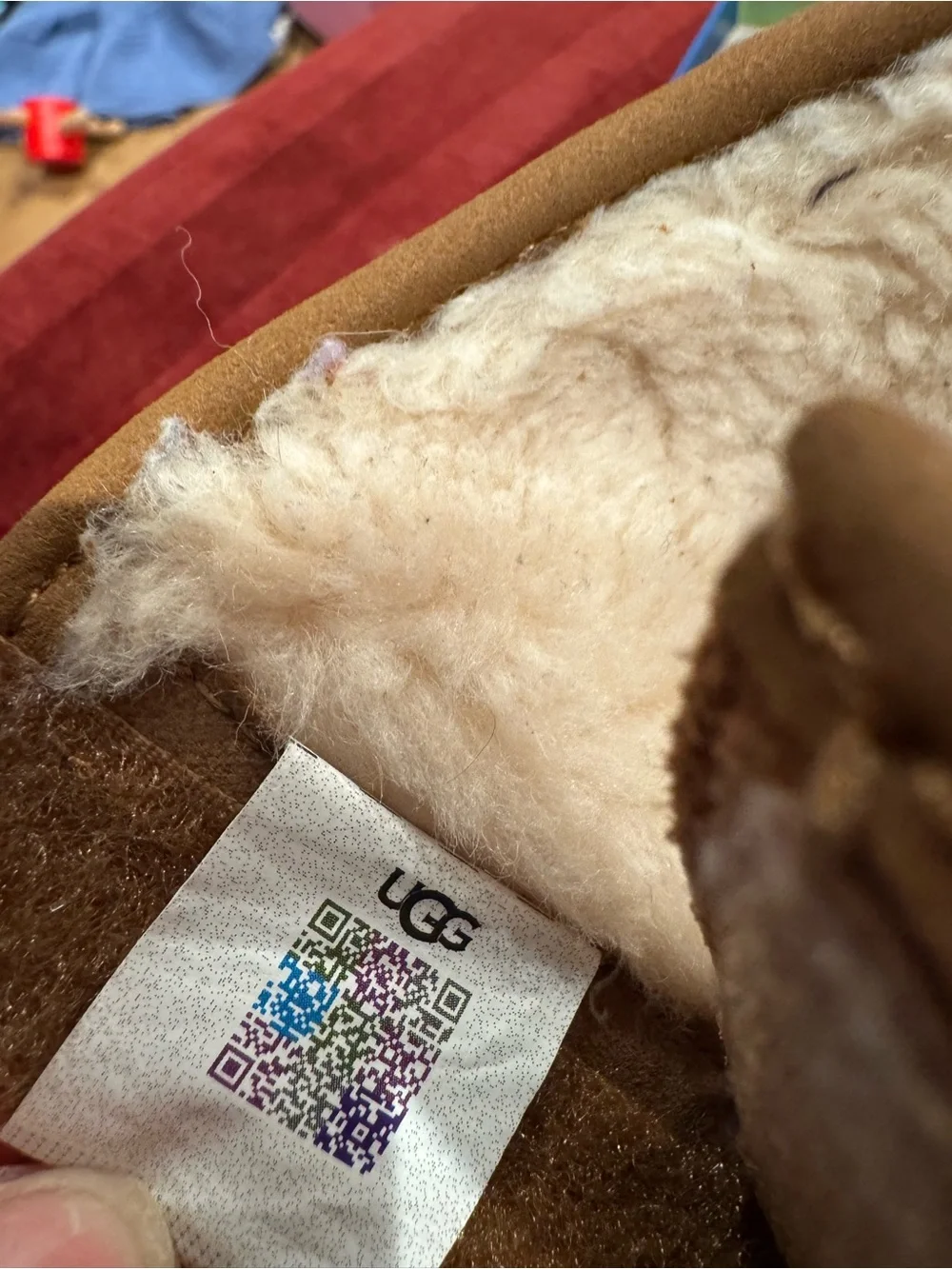 UGG chestnut suede