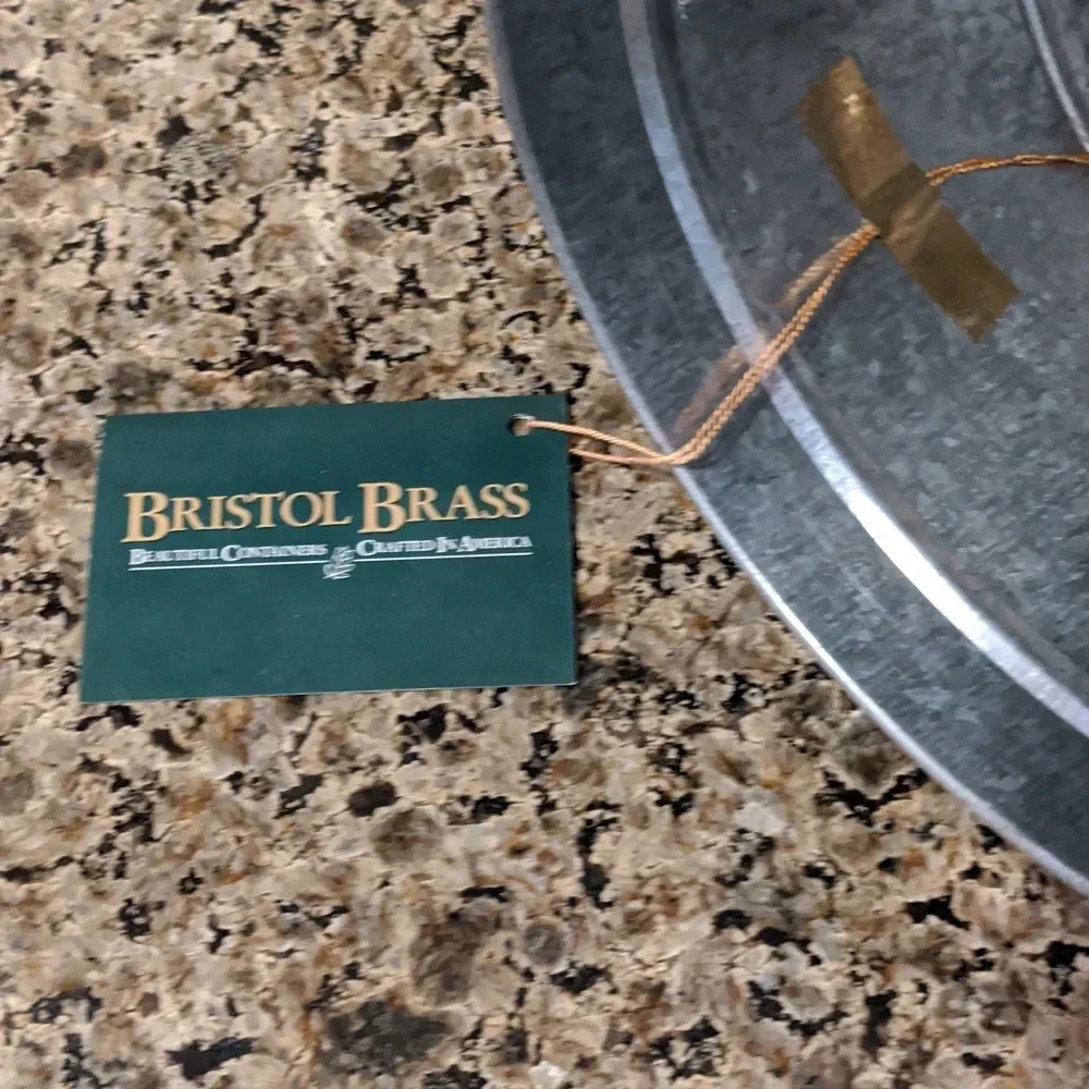 Bristol Brass vtg planter