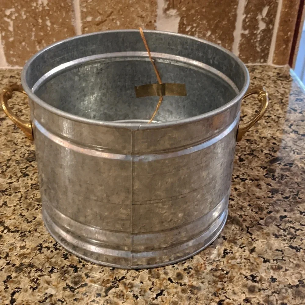 Bristol Brass vtg planter