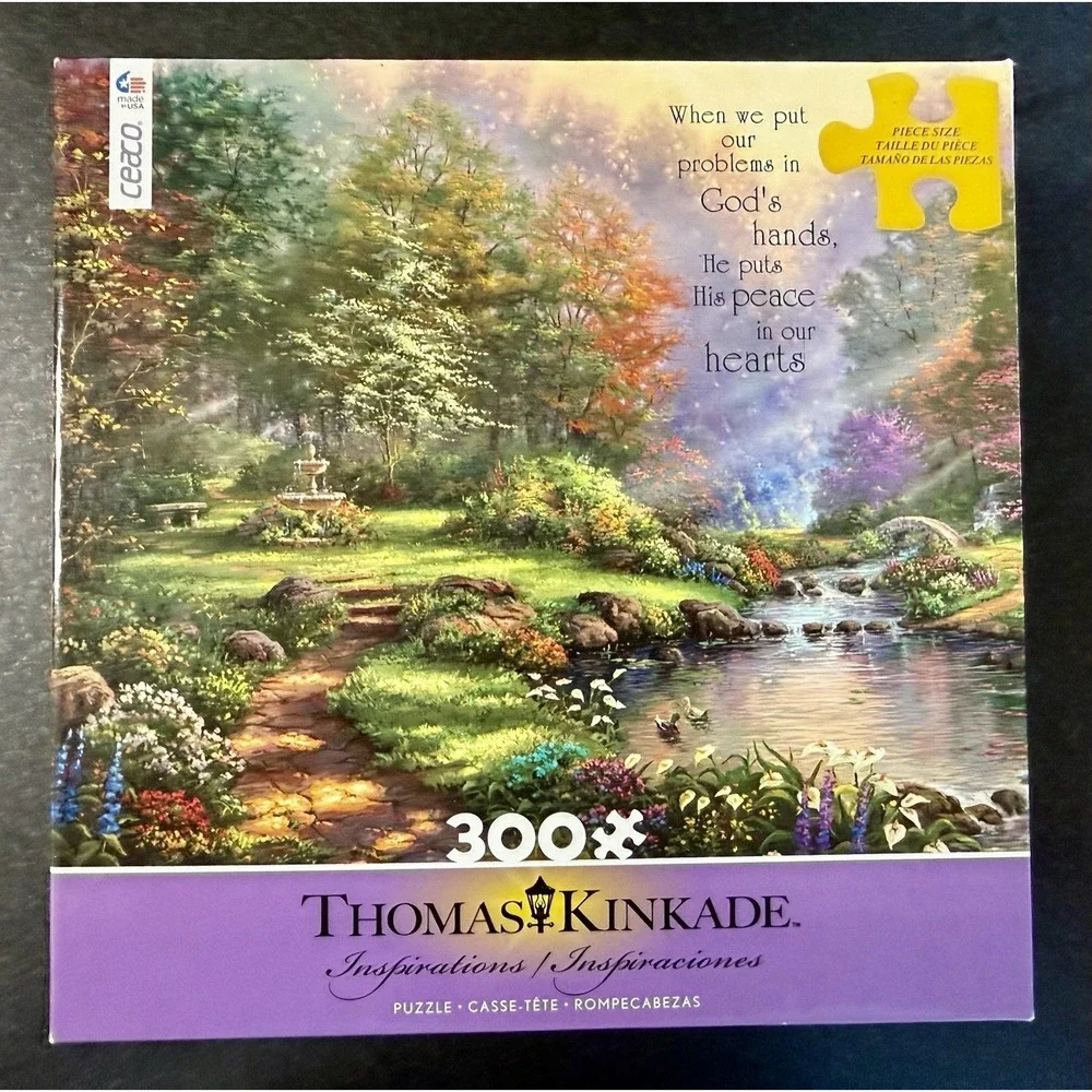 JIGSAW PUZZLES 300 Pc‎ Thomas Kinkade Inspirations NIB Sealed