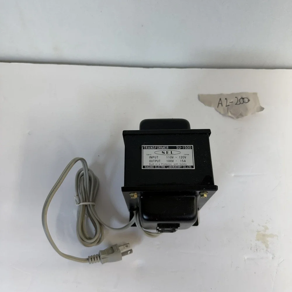 S.E.L.‎ SU-1500 Step-Down Transformer 110V-120V to 100V 15A Japan Import A2-200