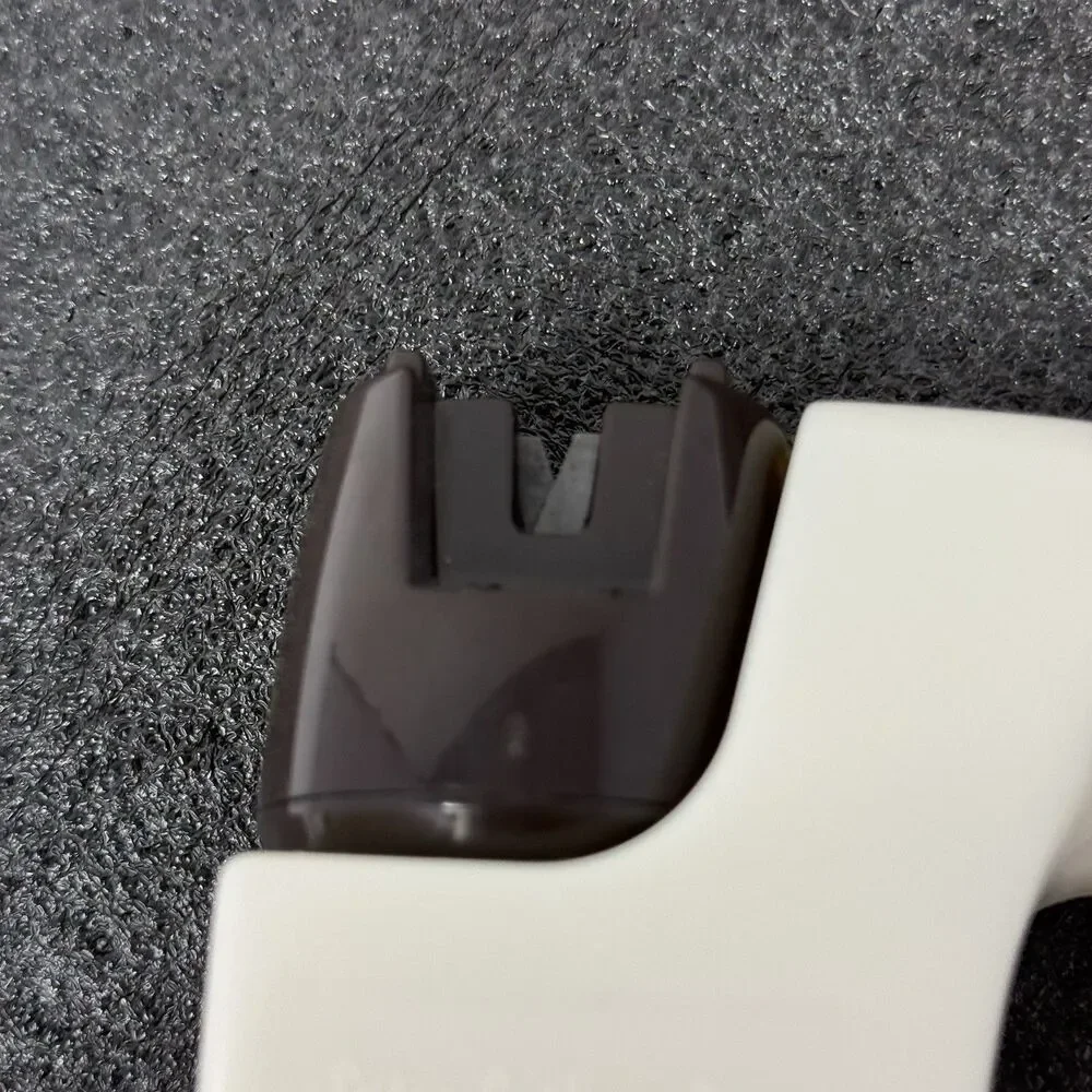 CUTCO White Brown Knife Sharpener Manual Handheld Pull Through Instructions