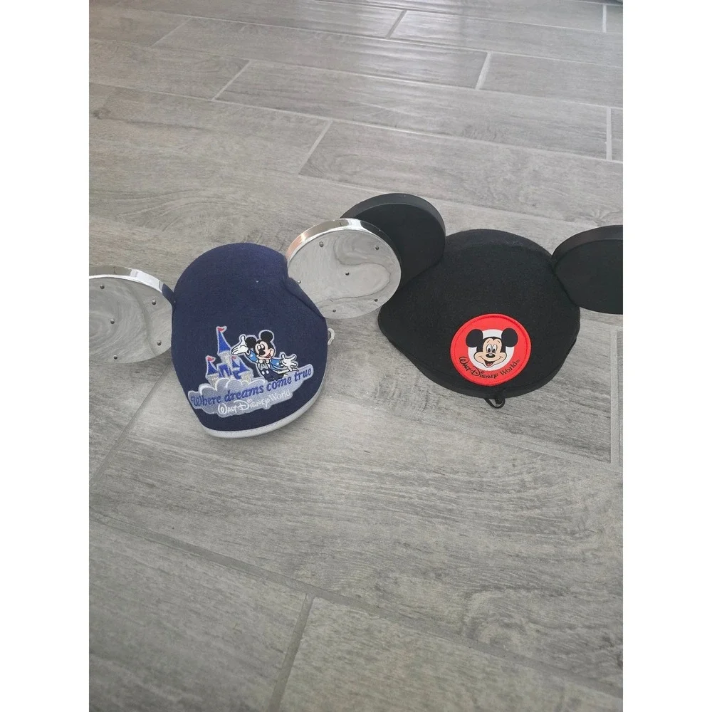 Disney Parks Mickey Mouse Ears Hats Dream Ears Bundle Light Up Blue Black Minnie
