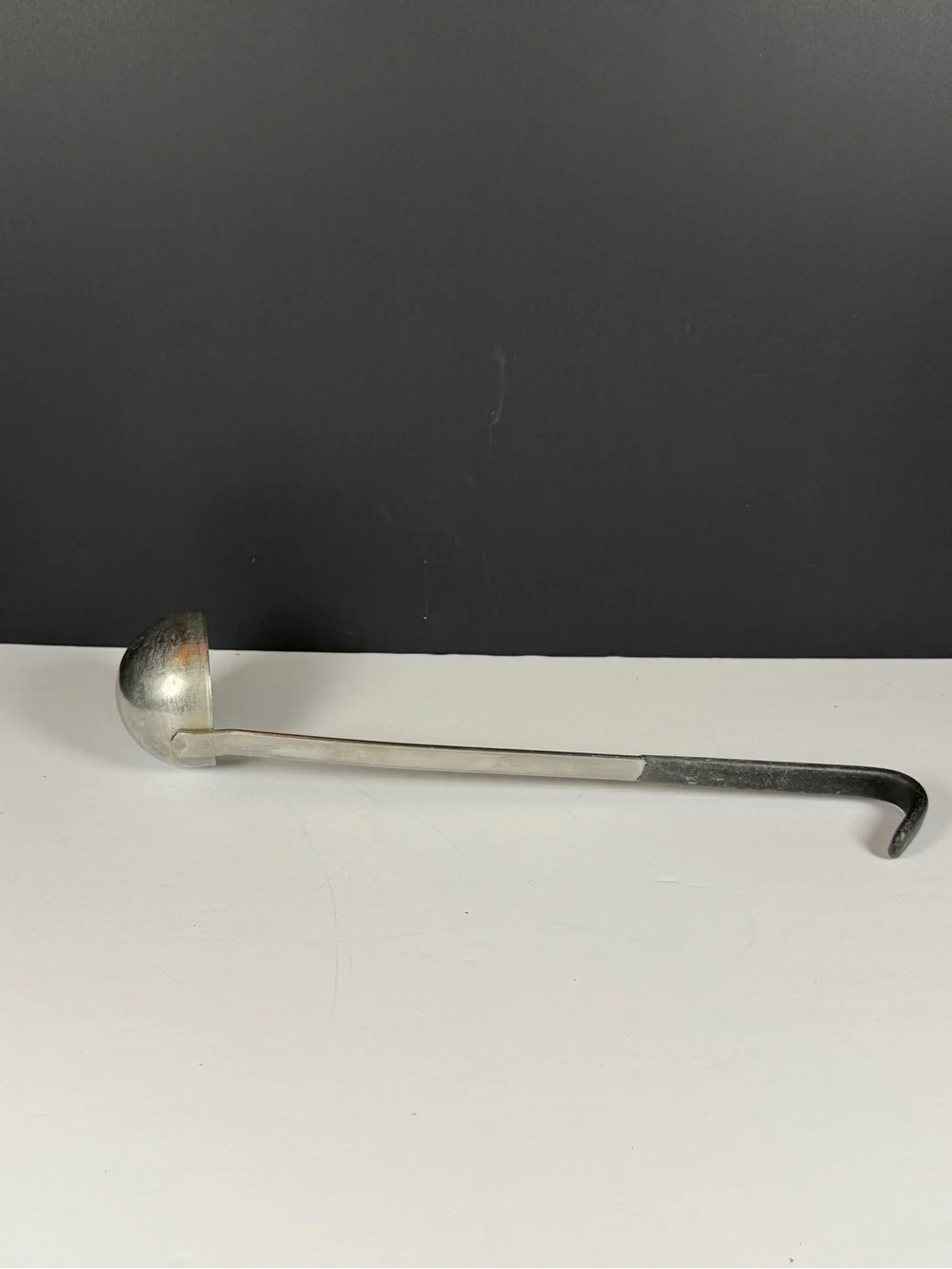Vintage Vollrath USA Stainless Steel 4oz Soup Punch Ladle Black Handle