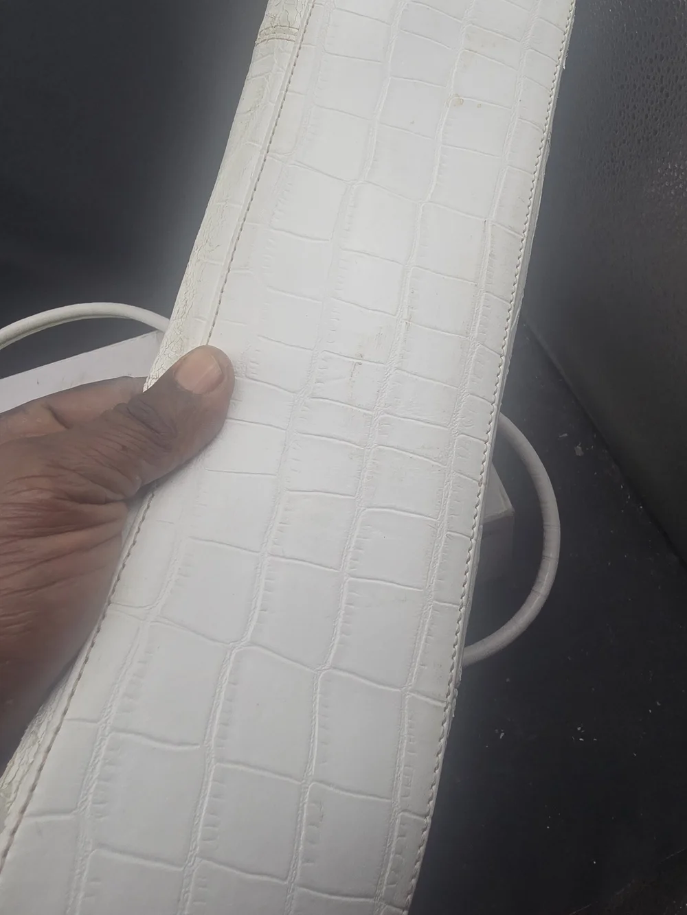 Wilsons Leather structured croc