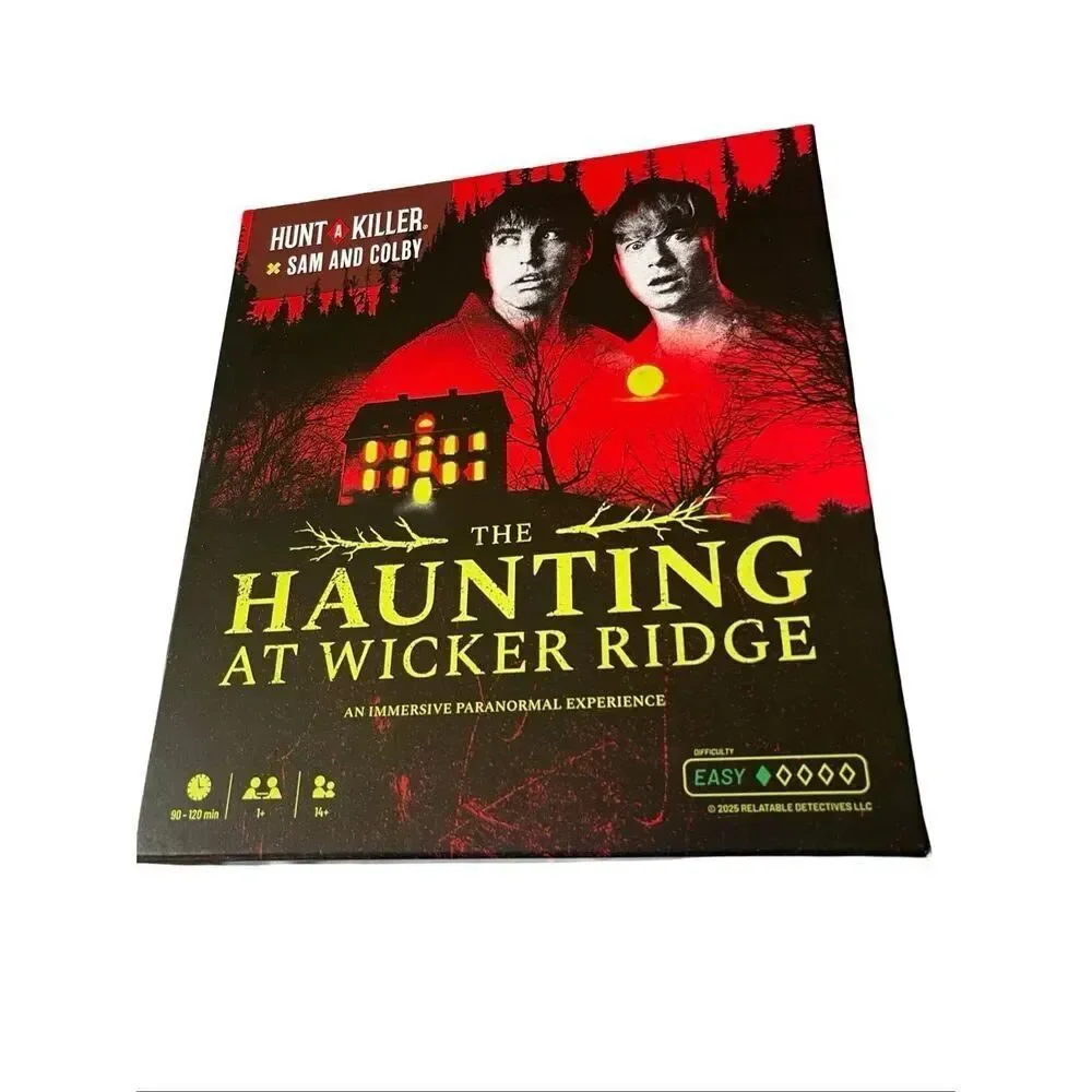 Hunt A Killer x Sam and Colby The Haunting at Wicker Ridge Mystery Board Game