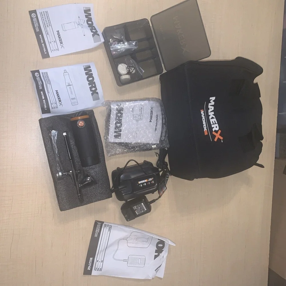 WX988L WORX 20V 2 PC MAKERX Combo: Rotary Tool‎ + Wood/Metal Crafter