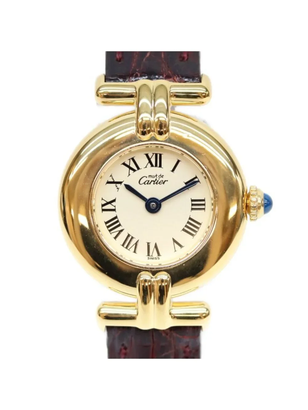 Cartier Must Colisee SM Vermeil Ivory Roman Dial Watch