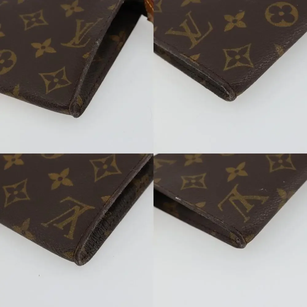 Louis Vuitton Monogram Bucket GM Accessory Pouch Brown