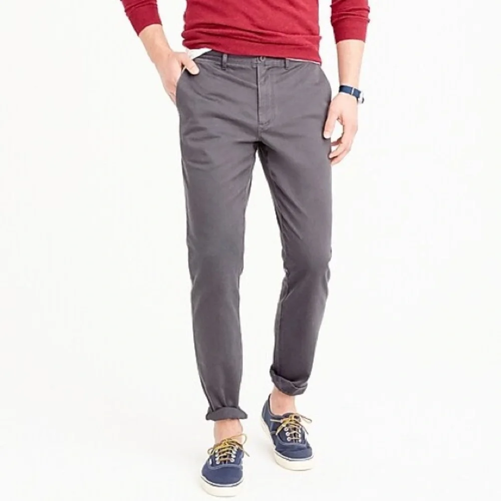 J.Crew Straight Fit Pants In Stretch Chino