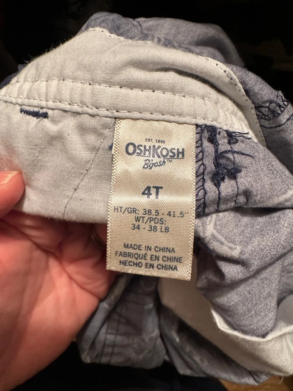 OshKosh Bgosh fair used