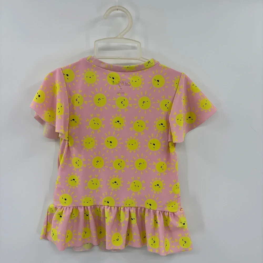 Cat & Jack pink peplum flutter