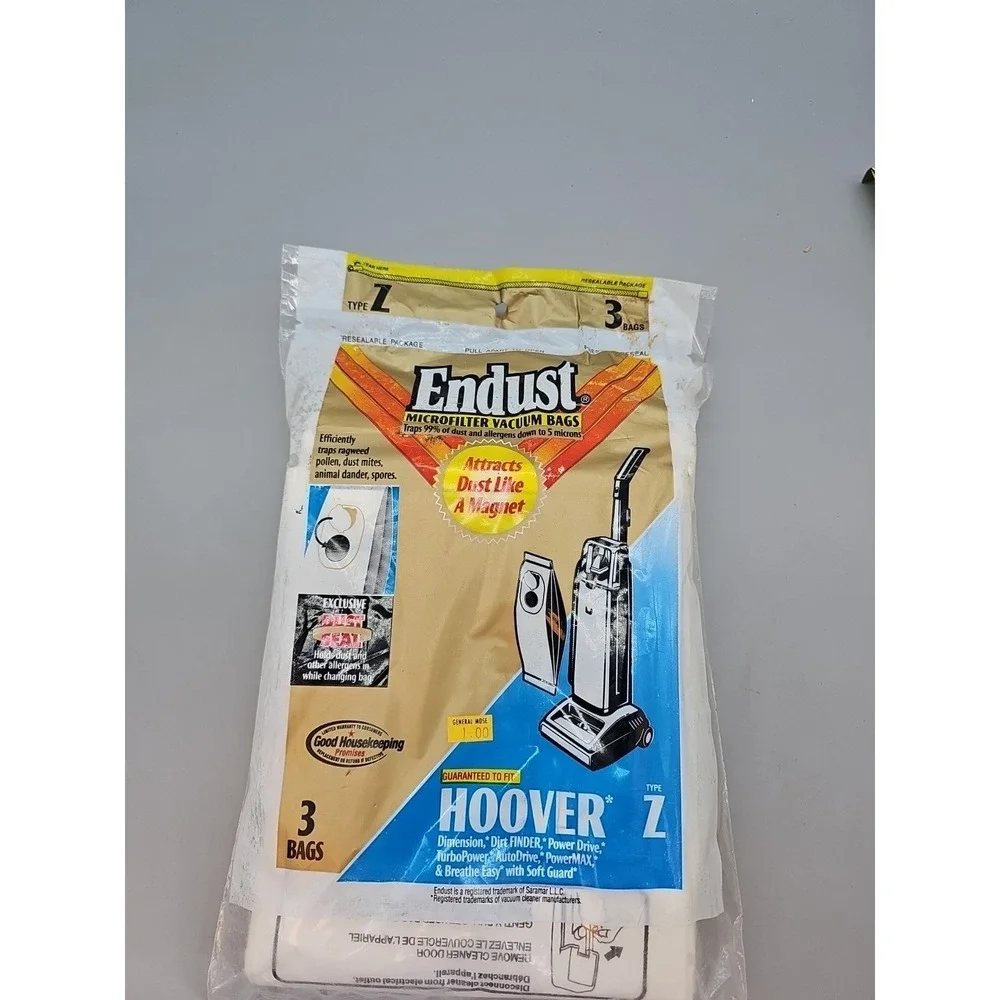 New Genuine Hoover Microfilter Type Z Endust 3‎ Count New