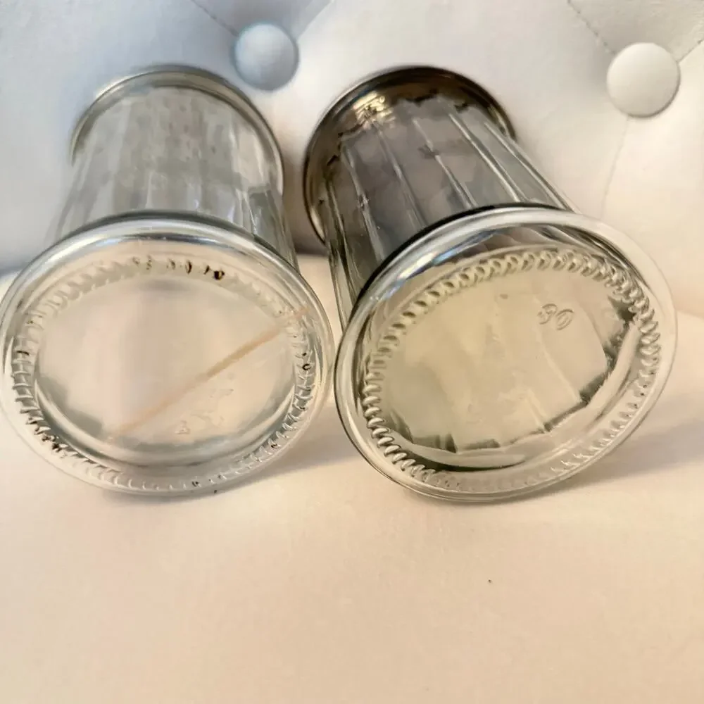 2 pc Set - 12 oz Glass Shaker Set