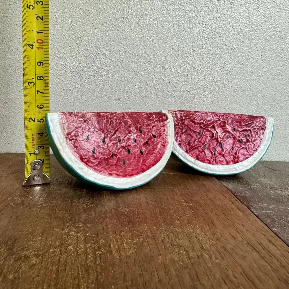 Vintage‎ Resin Watermelon Salt and Pepper Shakers
