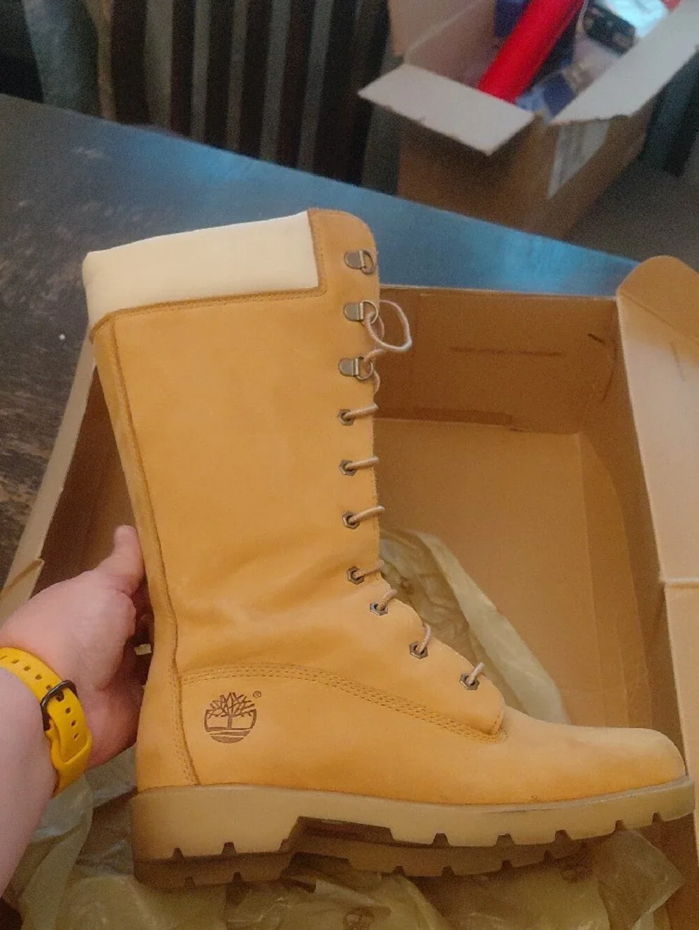 Timberland tall lace