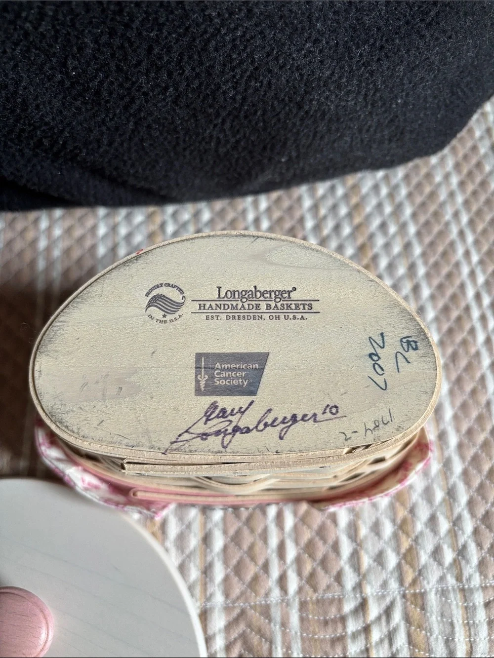 Longaberger includes basket