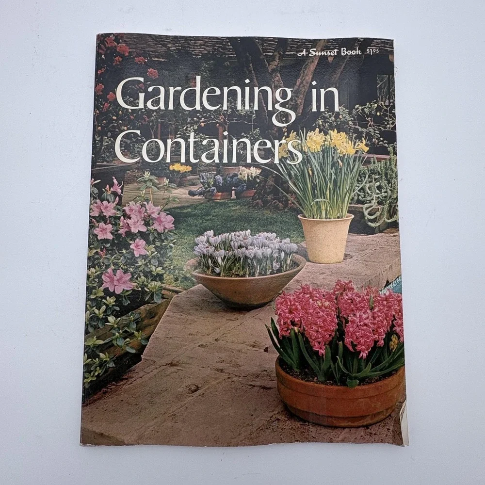 Vintage Gardening In Containers David E. Clark Sunset Brown Trade PB‎ USA 1974