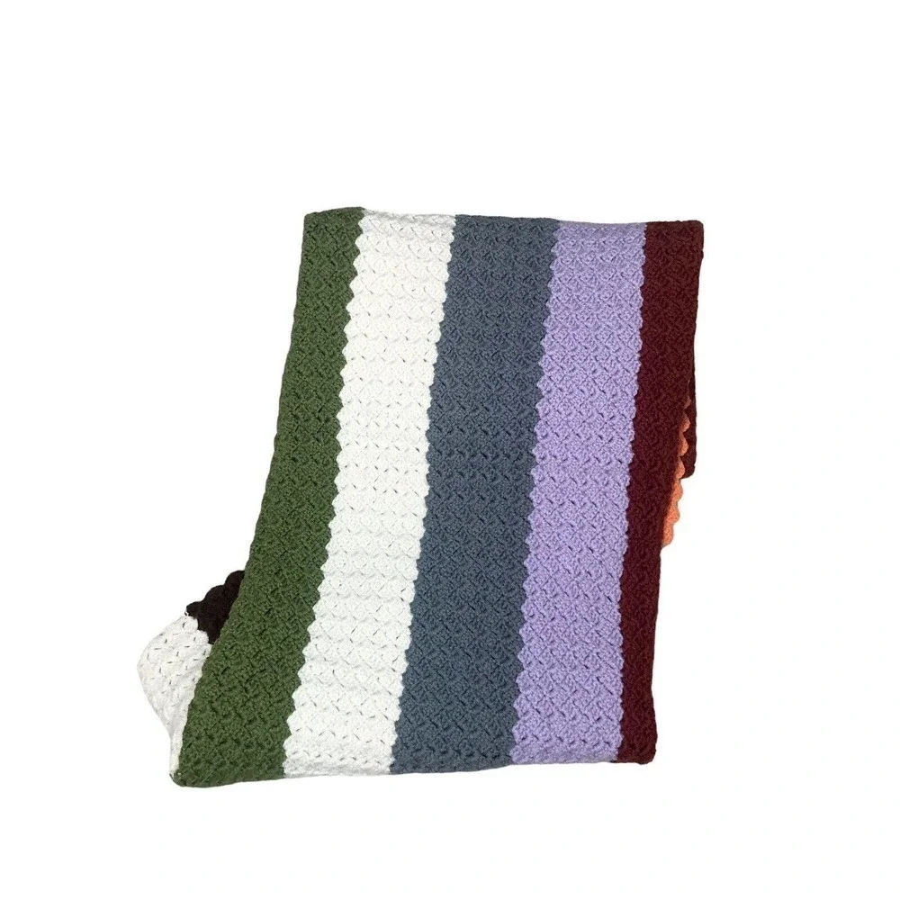 Handmade crocheted afghan