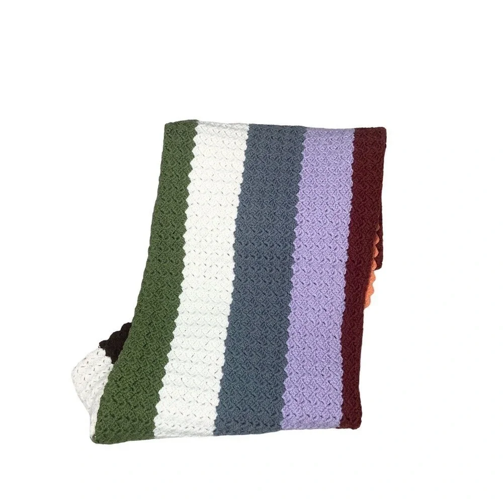Handmade crocheted afghan