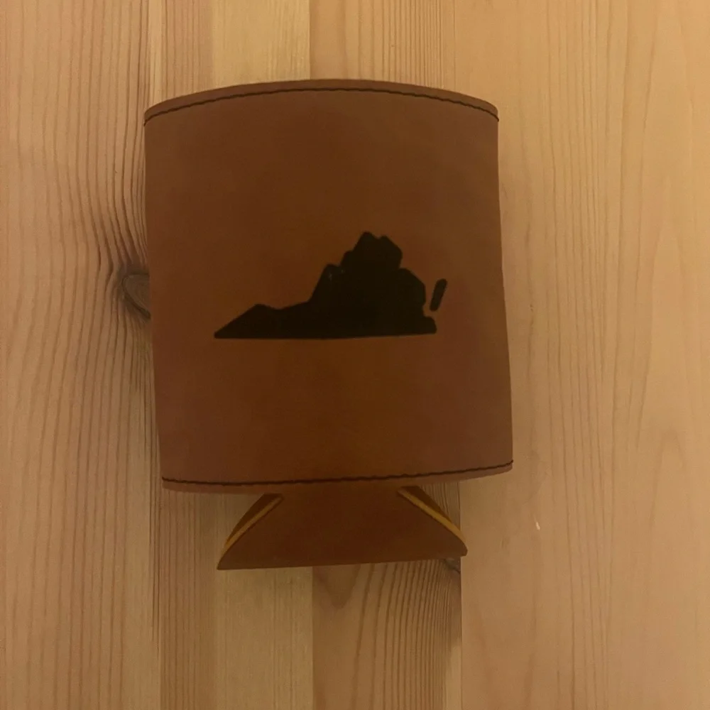 Vegan Leather Virginia Koozie
