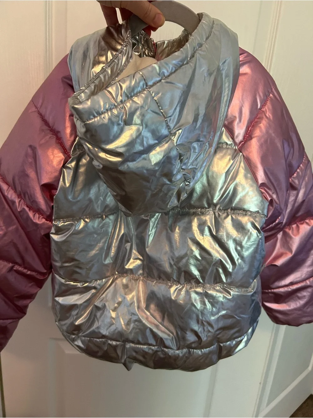 Old Navy shiny iridescent