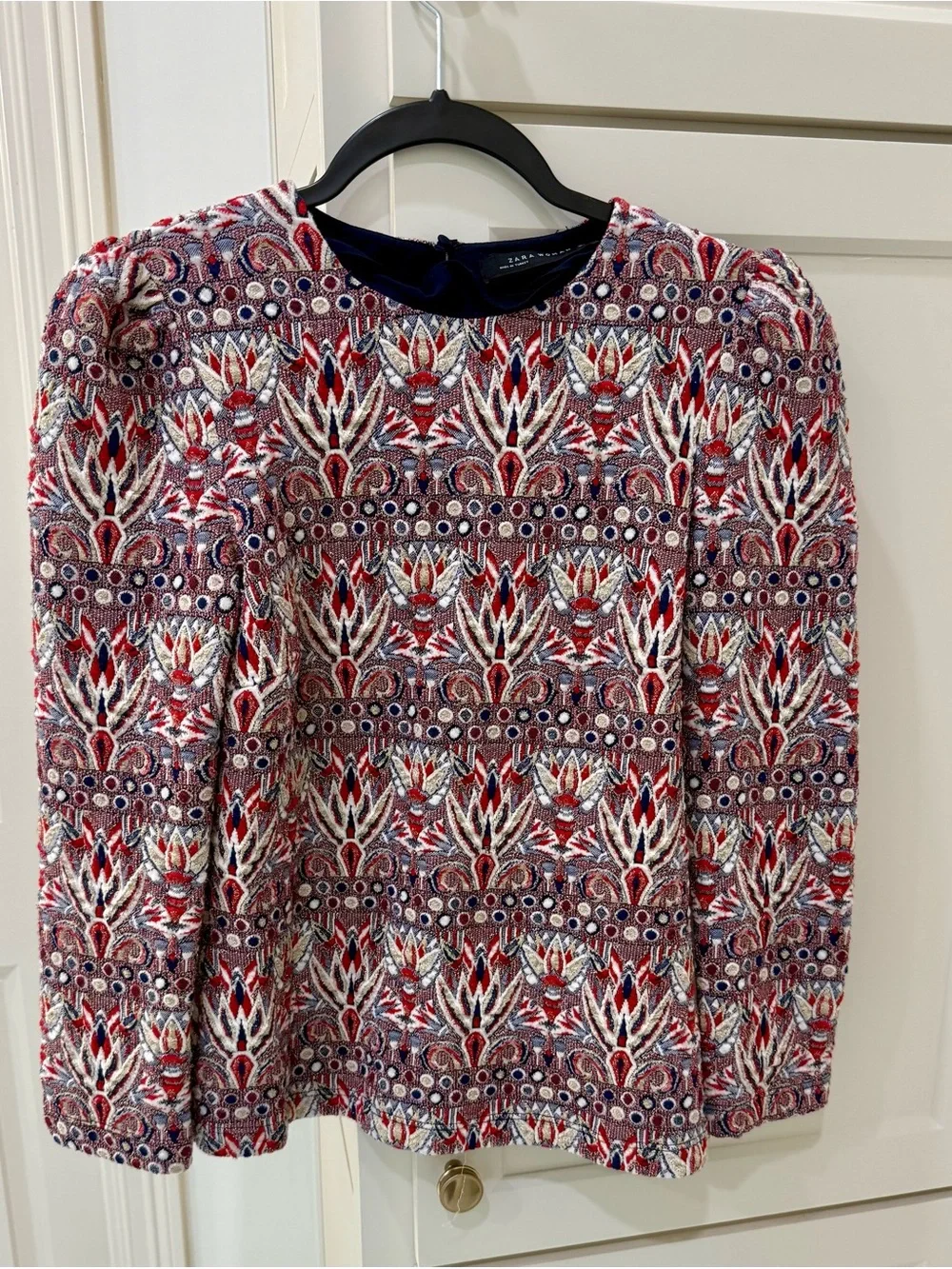 Zara red blue